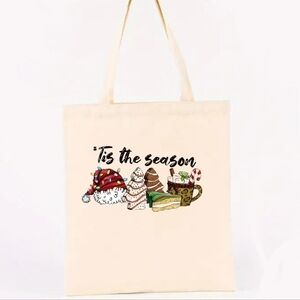 NEW! Tis the Season Holiday cakes Graphic Tote